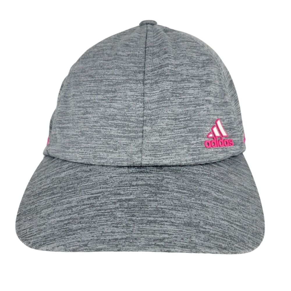 Adidas Hat Womens Ultralightweight Studio Relaxed Gray Pink Golf Tennis Running